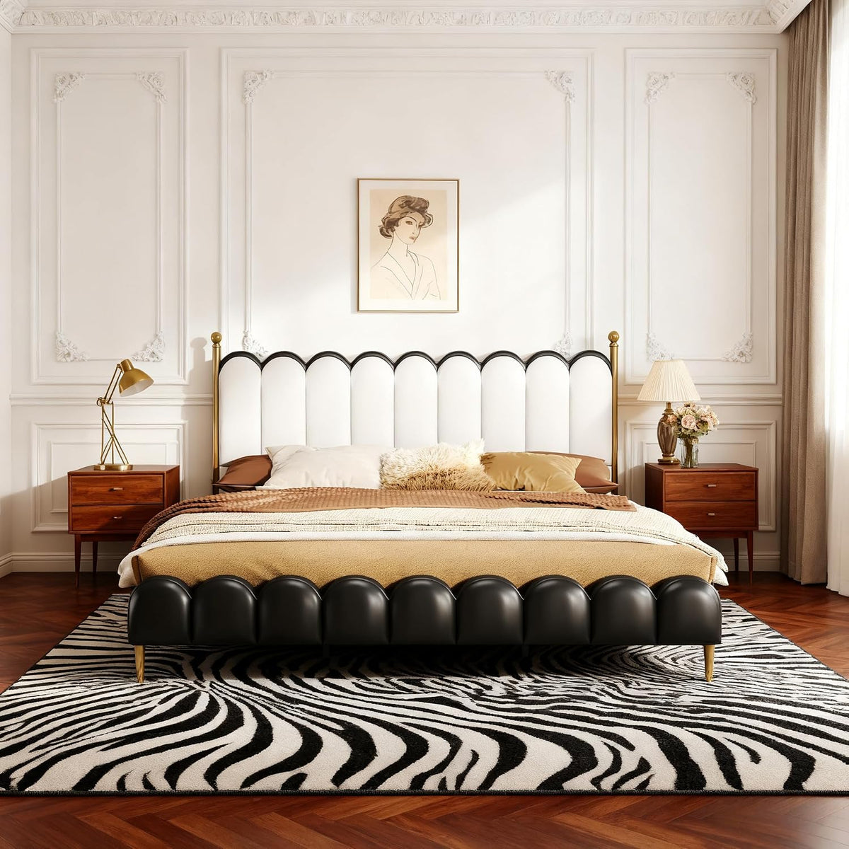 Elegant Upholstered Bed for a Timeless Bedroom Look