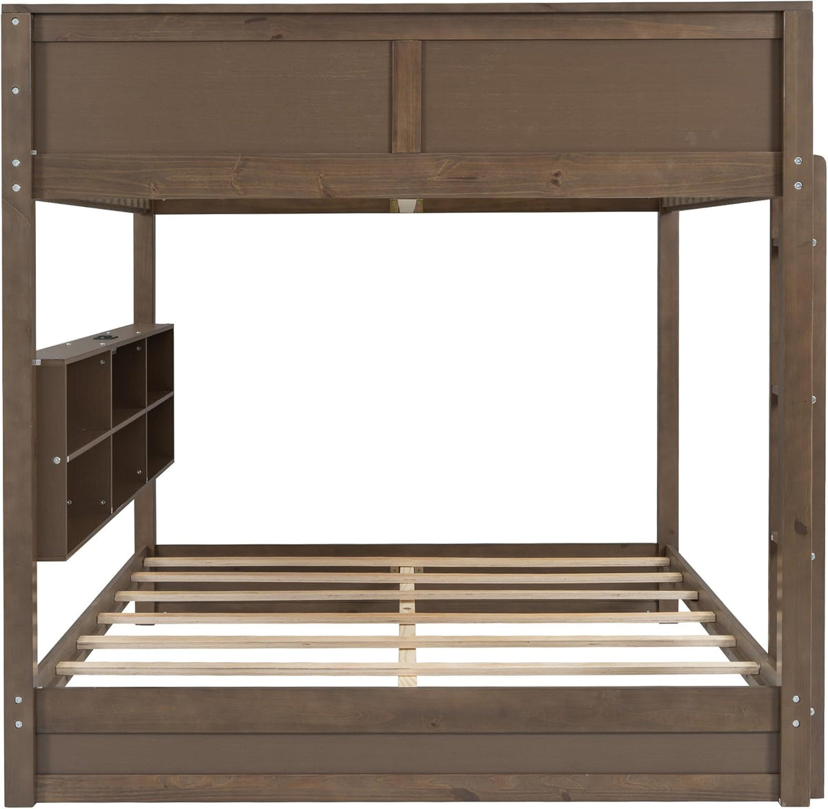 Heavy-Duty Queen Over Queen Bunk Bed Design
