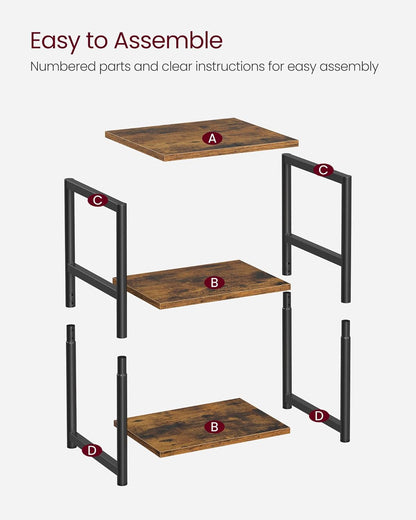 Smart 3-Tier Storage for Compact Living
