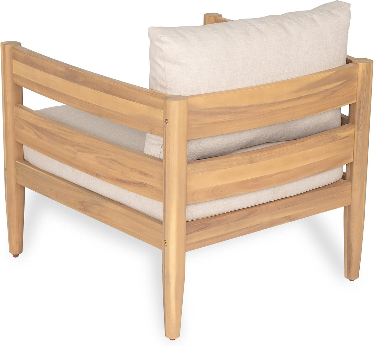 4-Piece Patio Set with Spacious Seating for 4 People