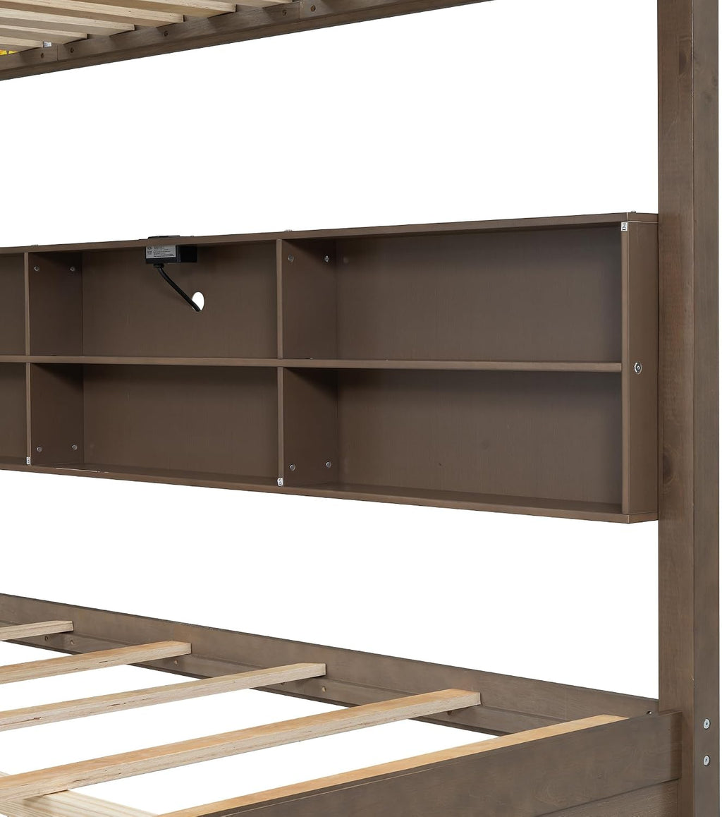 Heavy-Duty Queen Over Queen Bunk Bed Design