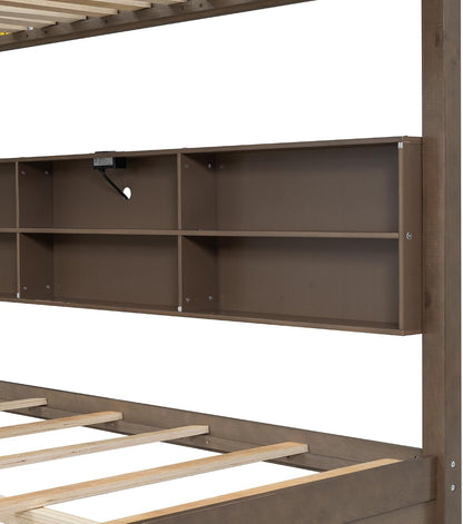 Heavy-Duty Queen Over Queen Bunk Bed Design