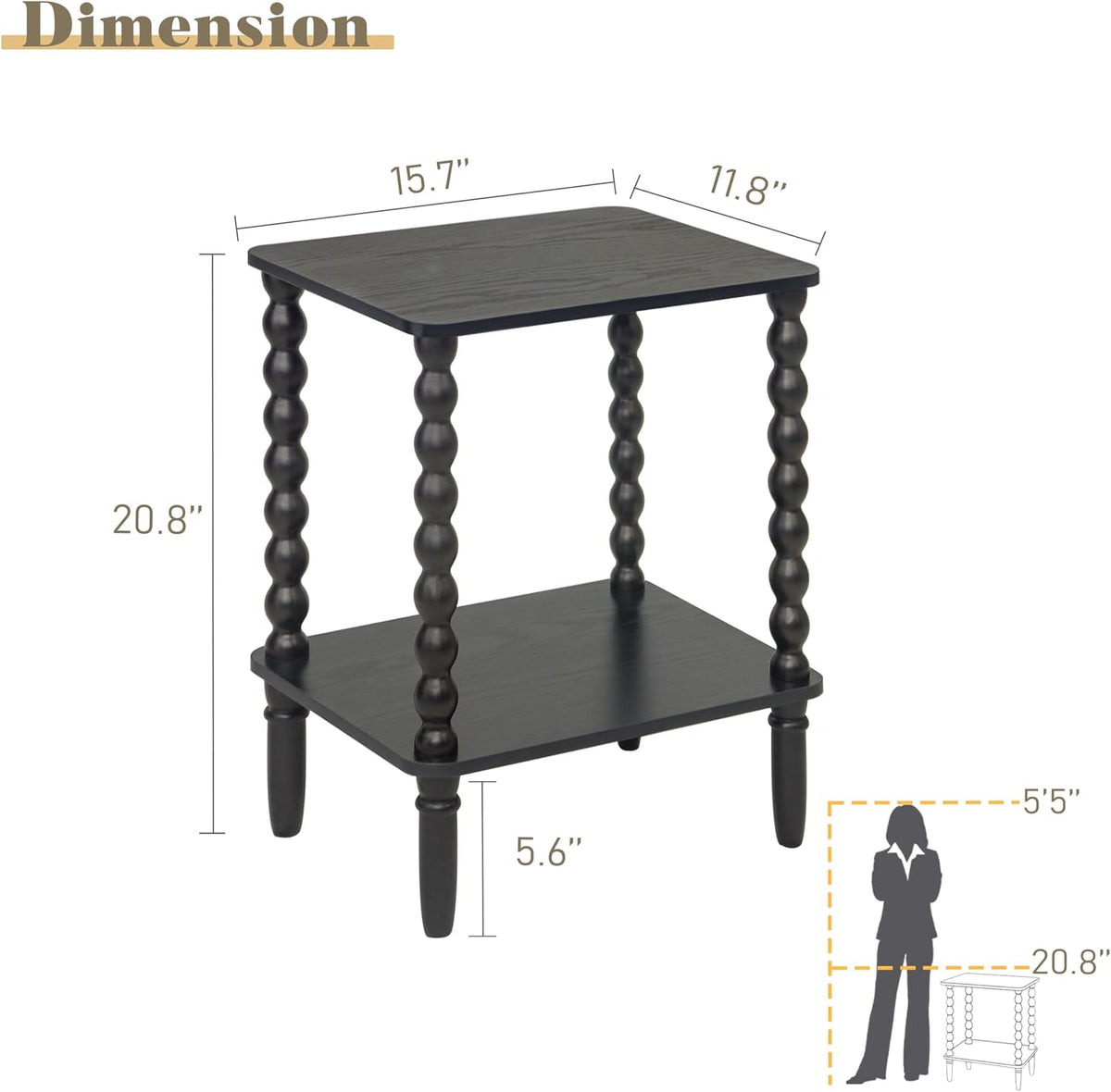 Set of 2 Mid-Century Side Tables for Any Space