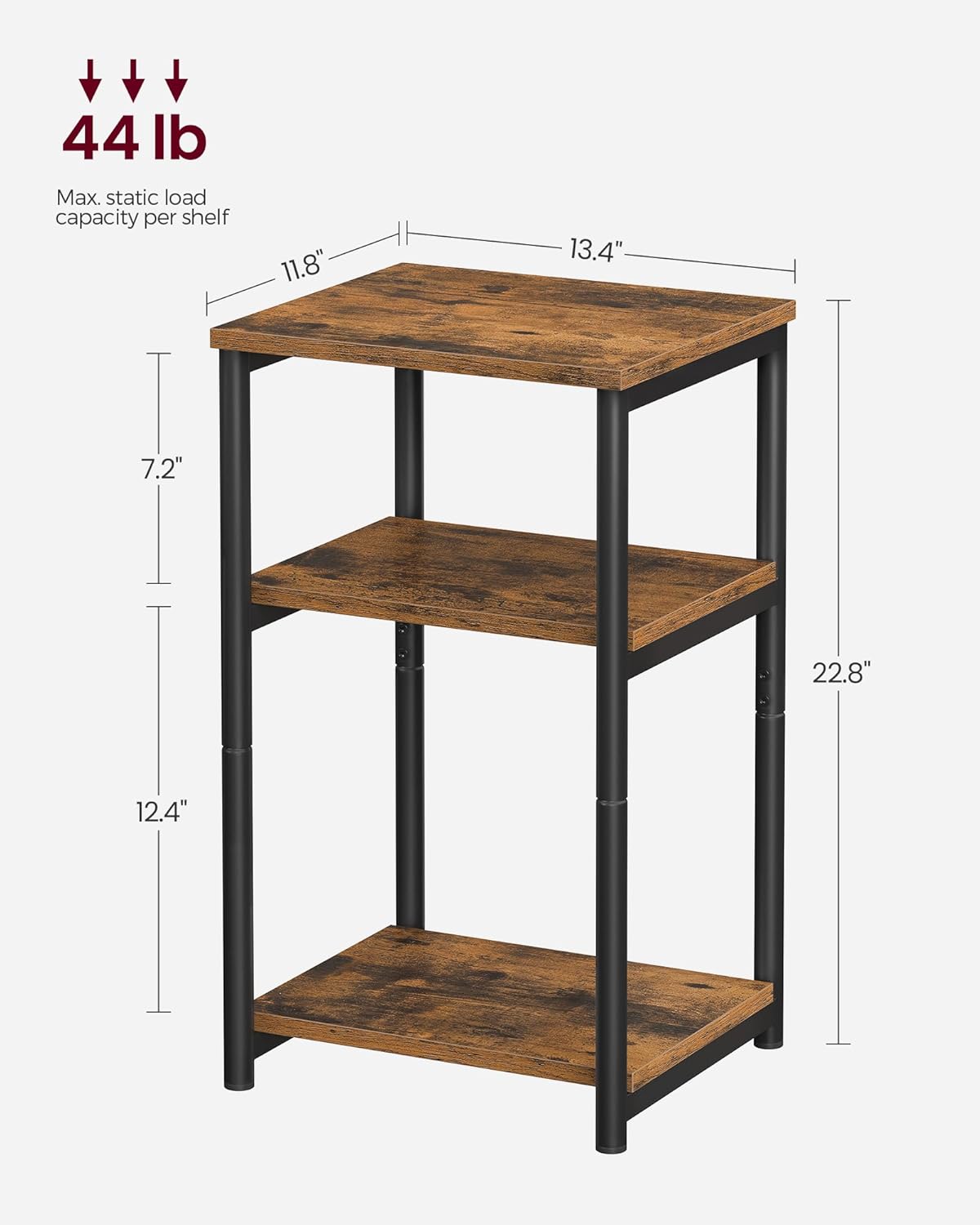 Smart 3-Tier Storage for Compact Living