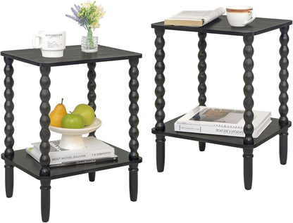 Set of 2 Mid-Century Side Tables for Any Space