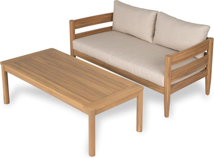 4-Piece Patio Set with Spacious Seating for 4 People