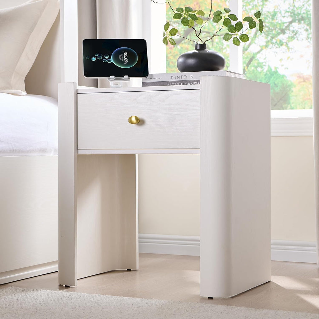 Modern Nightstand with Ideal Bedside Height