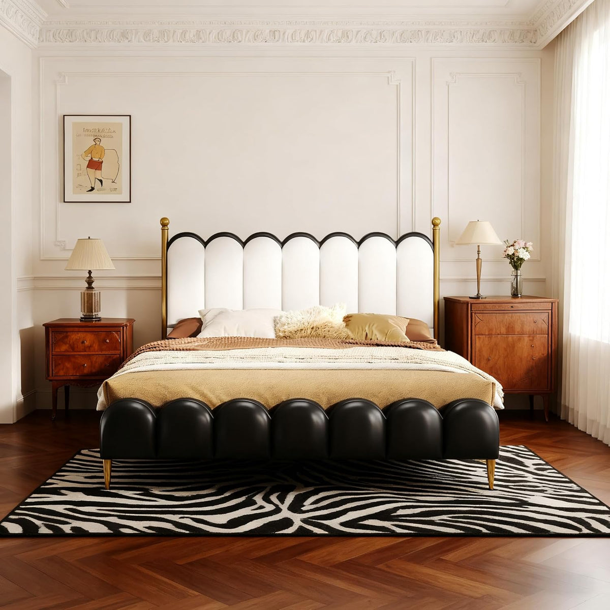 Elegant Upholstered Bed for a Timeless Bedroom Look