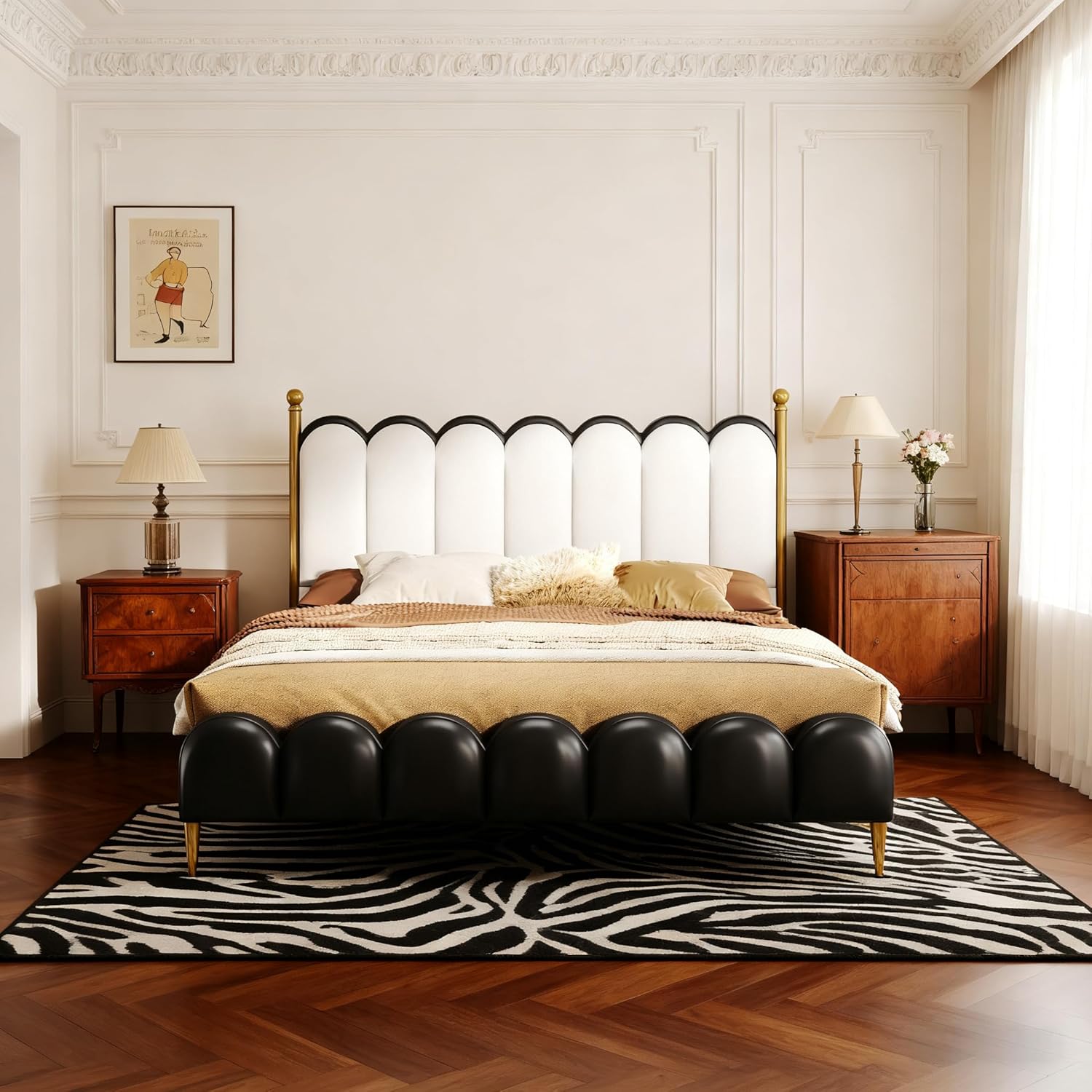 Elegant Upholstered Bed for a Timeless Bedroom Look