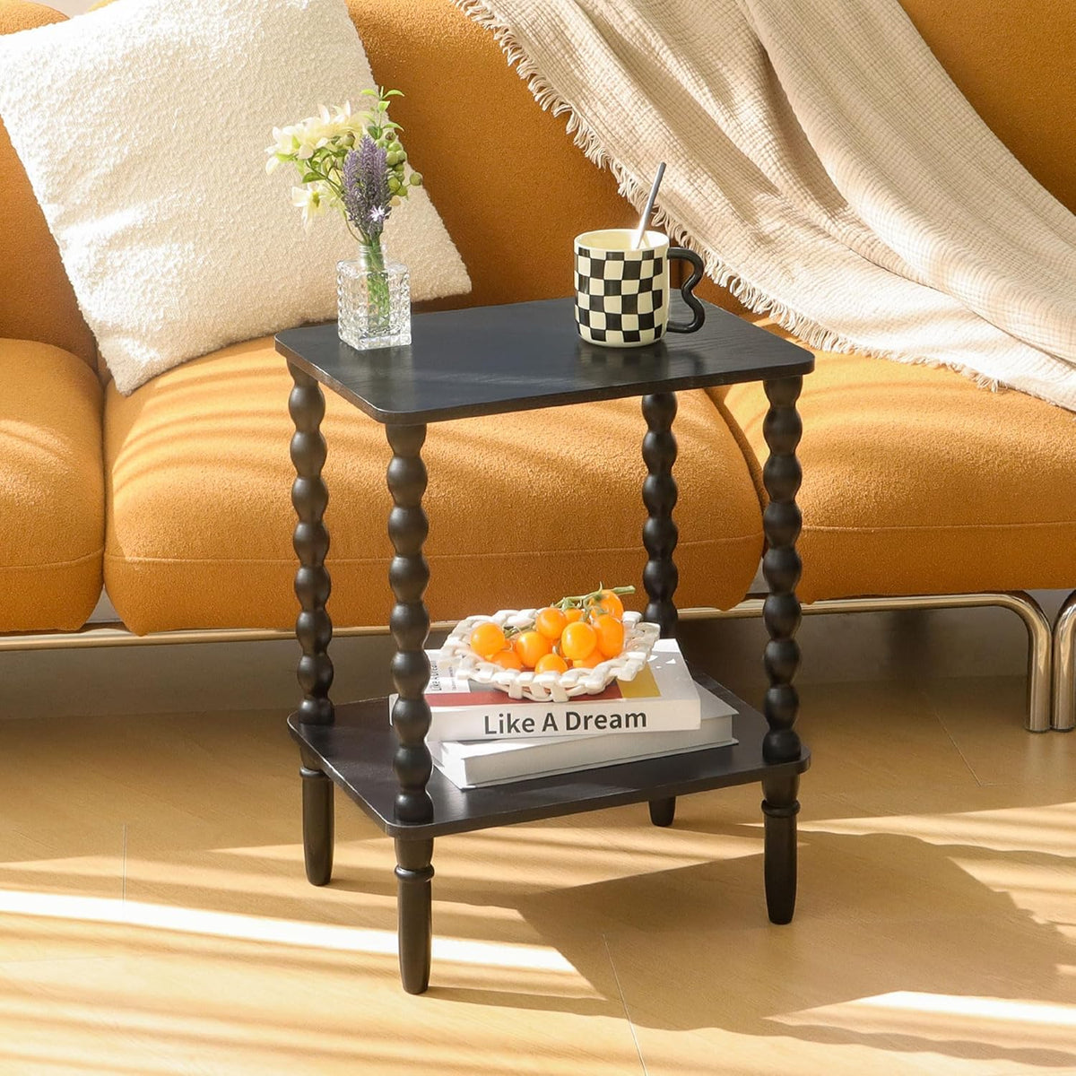 Set of 2 Mid-Century Side Tables for Any Space