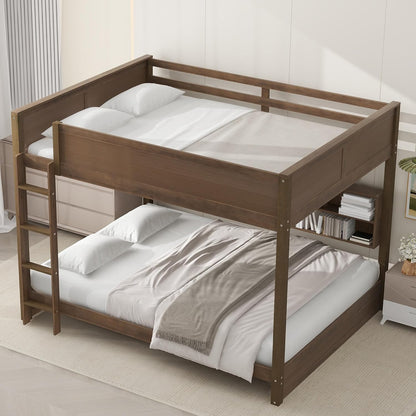 Heavy-Duty Queen Over Queen Bunk Bed Design