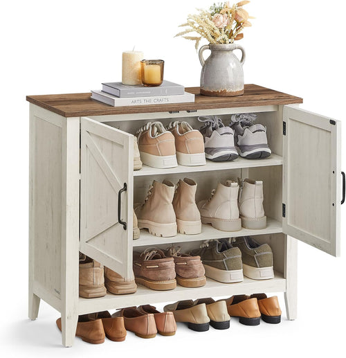 Modern Farmhouse Shoe Cabinet for Entryway Style