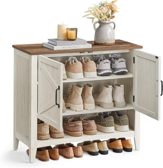 Modern Farmhouse Shoe Cabinet for Entryway Style