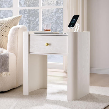Modern Nightstand with Ideal Bedside Height