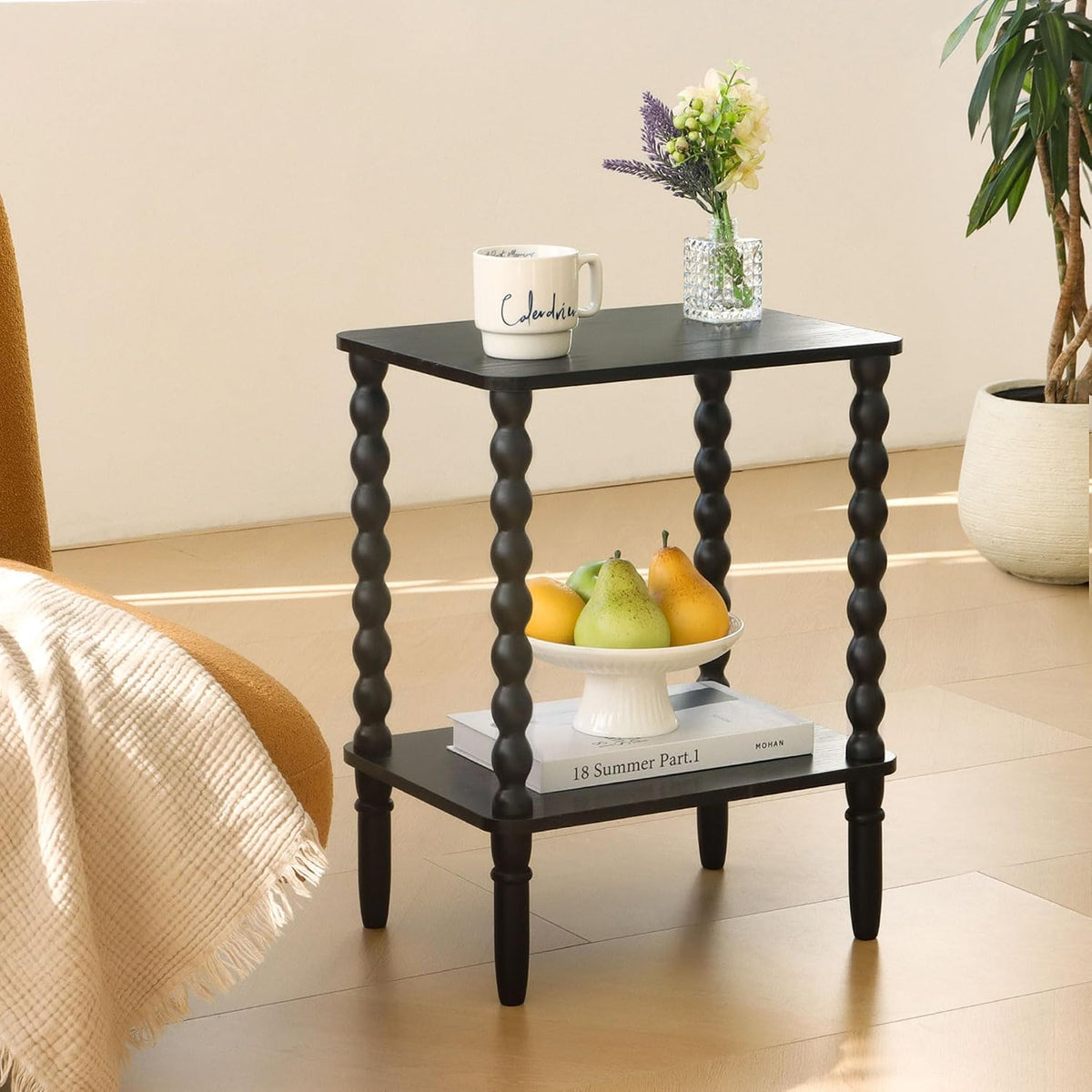 Set of 2 Mid-Century Side Tables for Any Space