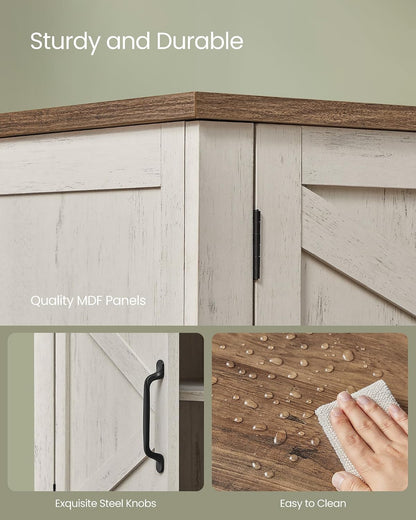 Modern Farmhouse Shoe Cabinet for Entryway Style