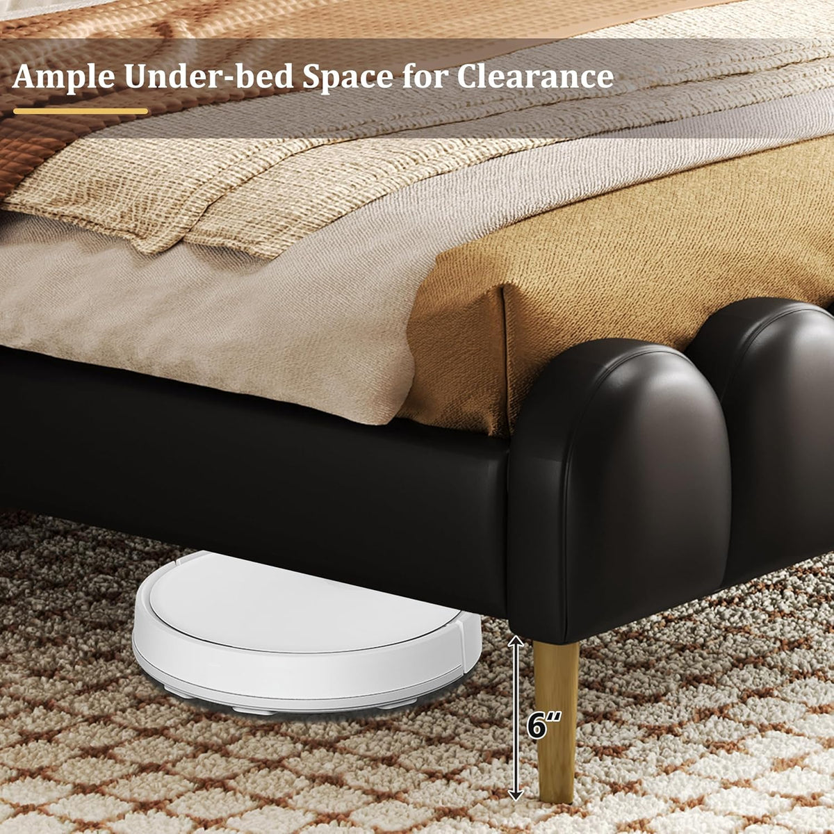 Elegant Upholstered Bed for a Timeless Bedroom Look