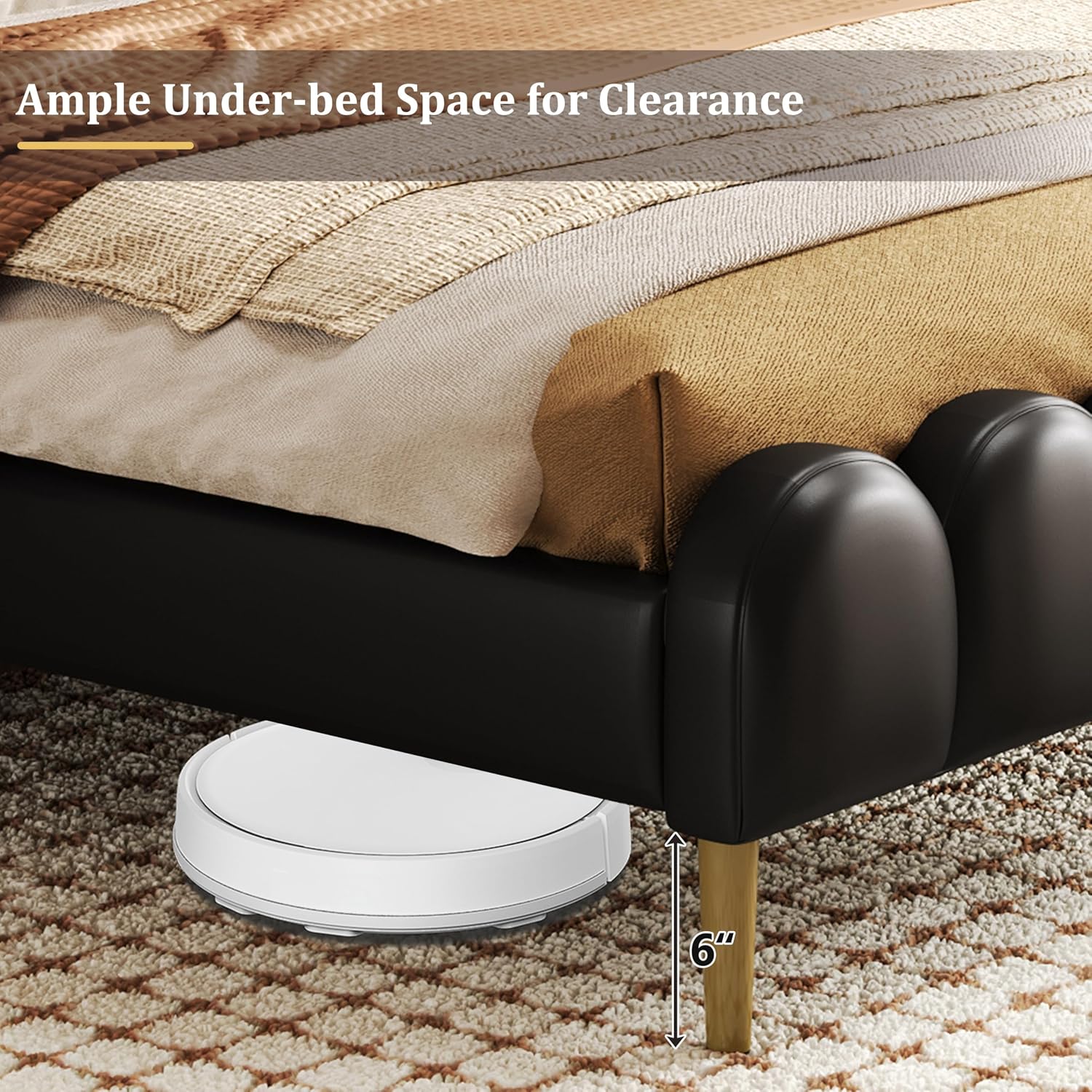 Elegant Upholstered Bed for a Timeless Bedroom Look